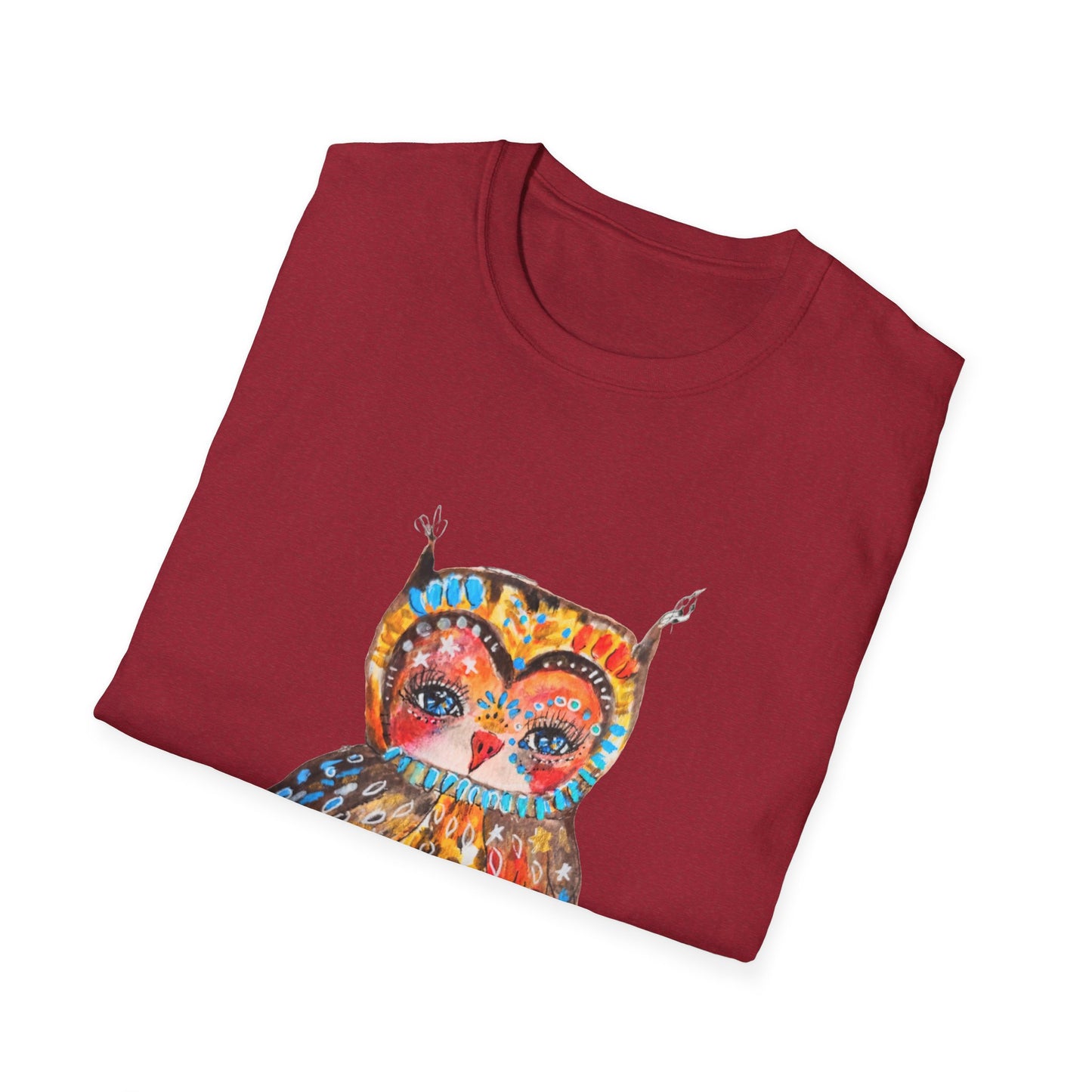 Colorful Owls Softstyle T-Shirt - The Sweetheart