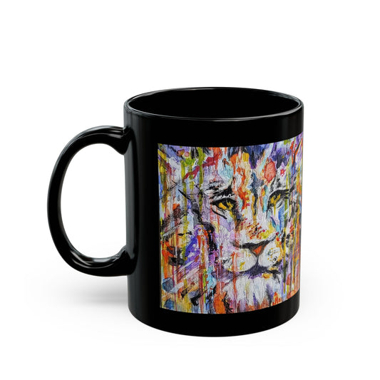 Colorful Pop Art Lion Mug