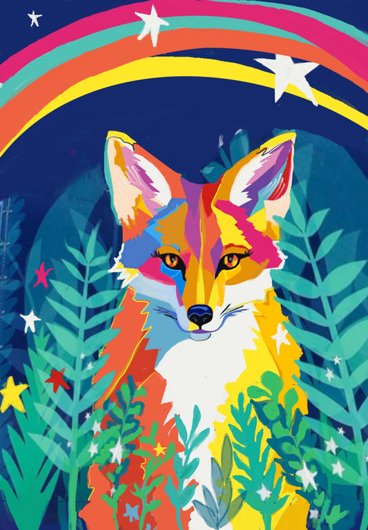 Vibrant Vixen Print
